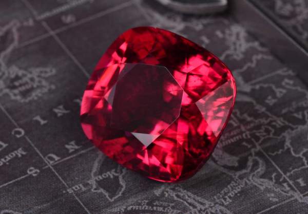 Large red rubellite from Nigeria 23.42 ct