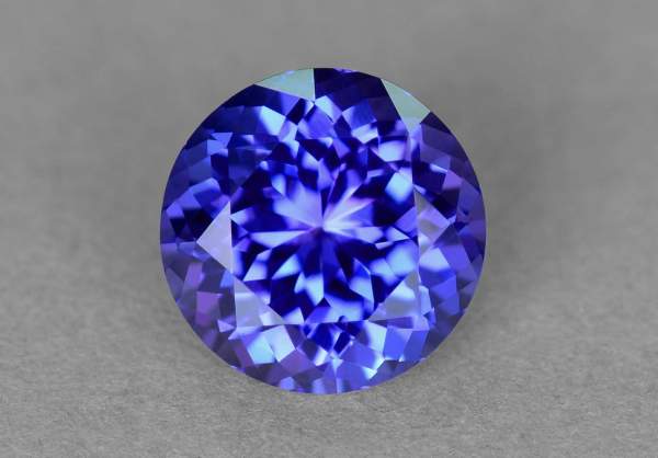 Round cut tanzanite 2.38 ct