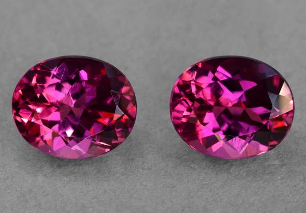 Matched pair of rubellite from Brazil 6.03 ct