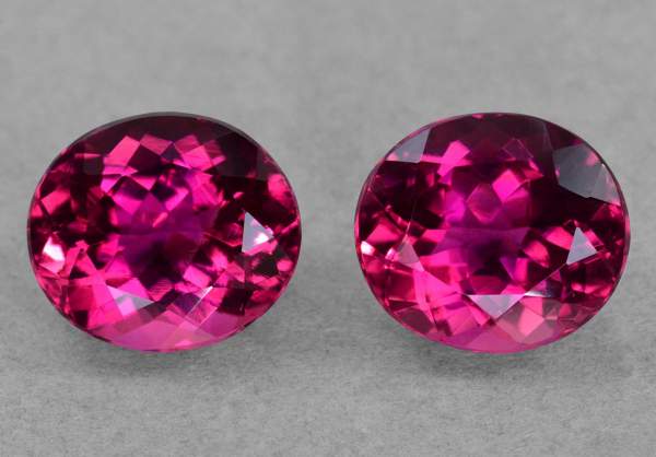 Pair of toumaline rubellite from Brazil 5.58 ct