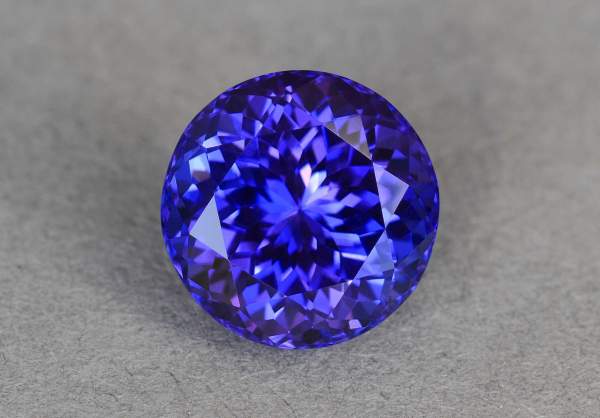 Natural round cut tanzanite 4.16 ct