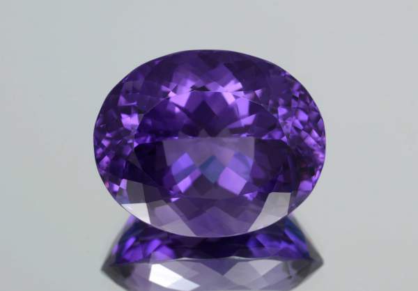 Dark violet amethyst 34.87 ct
