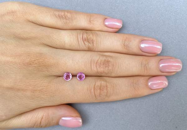 Pink sapphires 1.48 ct