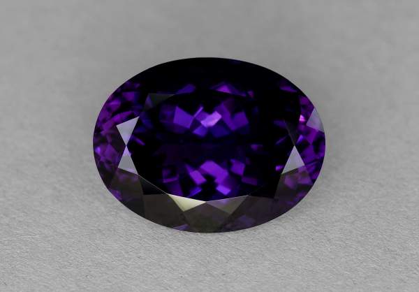 Deep purple amethyst from Brazil 18.15 ct