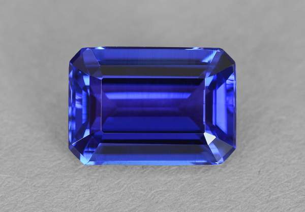 Octagon cut tanzanite 3.42 ct