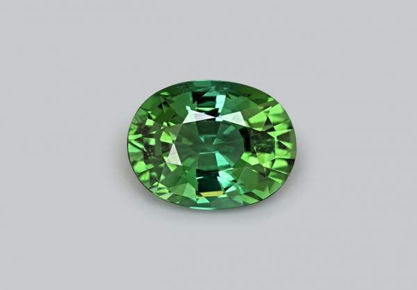 Natural cushion cut green tourmaline 2.13 ct