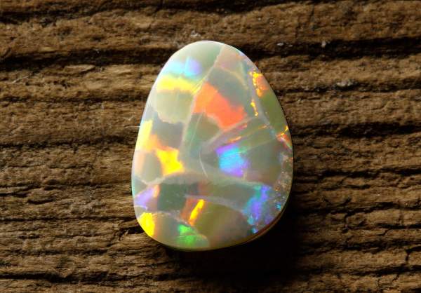 Precious Harlequin opal cabochon 1.75 ct